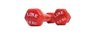 دمبل بانوان روکش دار لاین LINE