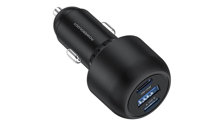 شارژر فندکی 130 وات پاورولوژی مدل Powerology Ultra Quick Car Charger PCCSR007