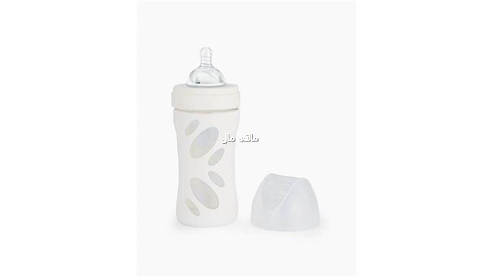 شیشه شیر پیرکس آنتی کولیک 260 میلی لیتر رنگ سفید برند توئیست شیک twistshake 