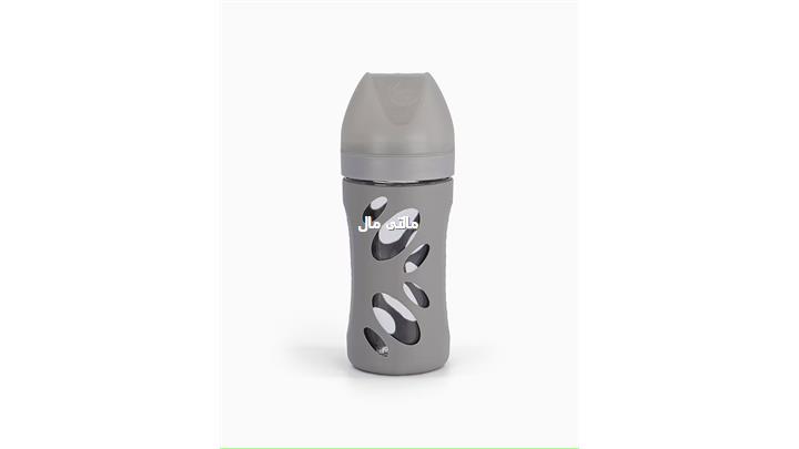شیشه شیر پیرکس آنتی کولیک 260 میلی لیتر رنگ طوسی برند توئیست شیک twistshake 