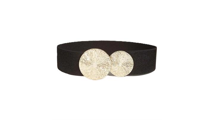 کمربند الاستیک زنانه Fiori Gold Buckle Elastic Women's Belt اورجینال برند Fiori