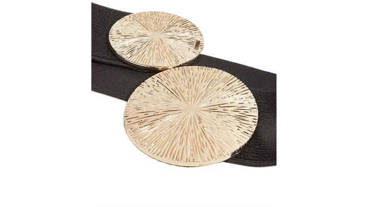 کمربند الاستیک زنانه Fiori Gold Buckle Elastic Women's Belt اورجینال برند Fiori
