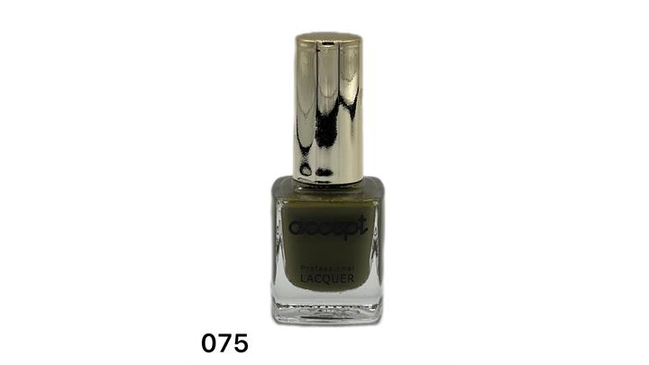لاک ناخن اکسپت رنگ سبز کد 075