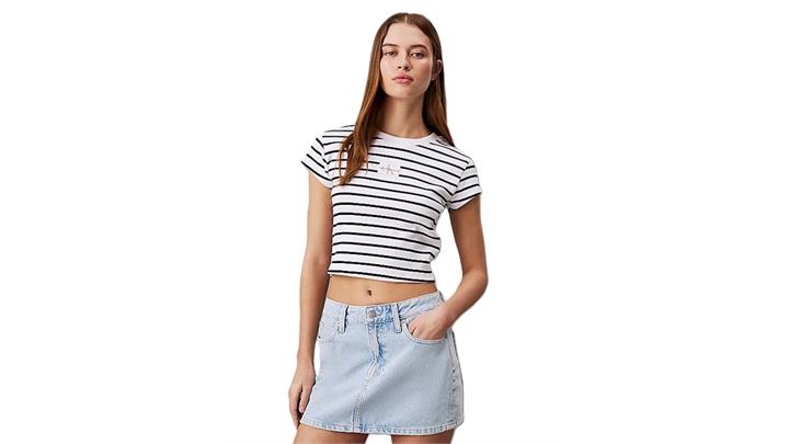 کراپ زنانه اورجینال برند Calvin Klein