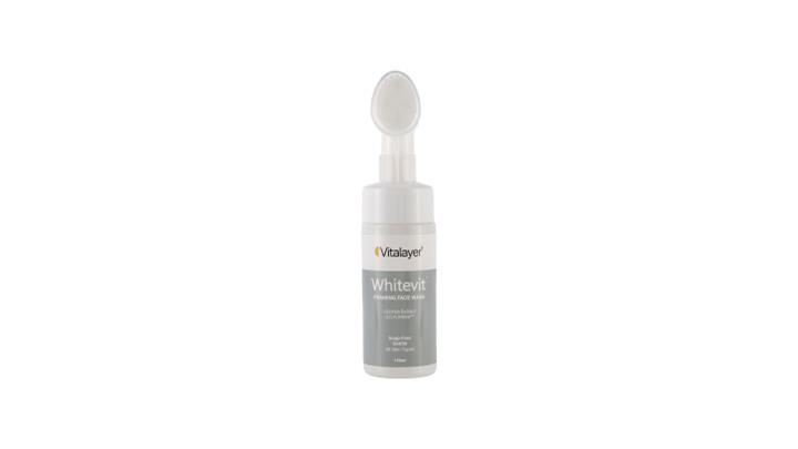 فوم شستشو صورت ویتالیر Vitalayer مدل وایت ویت Whitevit حجم 150 میلی لیتر