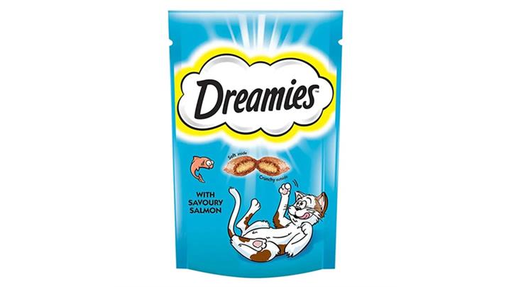 تشویقی گربه طعم ماهی سالمون دریمیز Dreamies