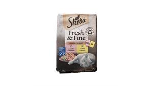 پوچ مخصوص گربه، در 3 طعم متفاوت، پک ۶ عددی،برند شبا(Sheba) کد340