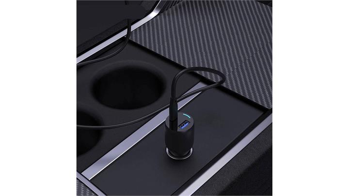 شارژر فندکی 65 وات پاورولوژی مدل Powerology PD65W Triple Ports Car Charger PCCSR014