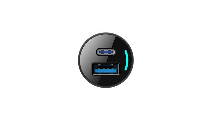 شارژر فندکی 65 وات پاورولوژی مدل Powerology PD65W Triple Ports Car Charger PCCSR014