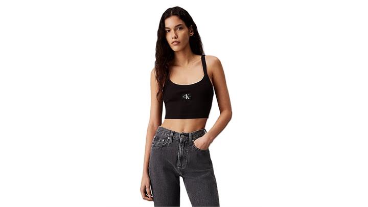 کراپ زنانه اورجینال برند Calvin Klein