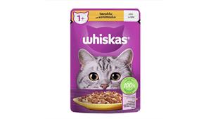 پوچ گربه طعم مرغ ویسکاس Whiskas