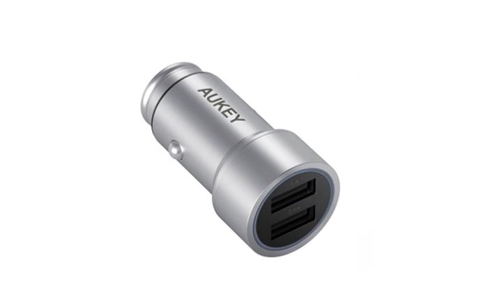 شارژر فندکی 2 پورت آکی مدل AUKEY CC-S8