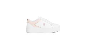 کتونی زنانه اورجینال LEATHER SPORTS SNEAKERS WITH PLATFORM برند TOMMY 
