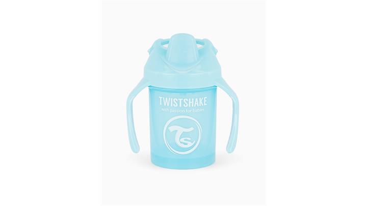 لیوان آبخوری دسته دار 230 میلی لیتر رنگ آبی برند تویست شیک twistshake 