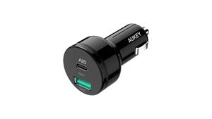 شارژر فندکی 2 پورت آکی مدل AUKEY CC-Y9